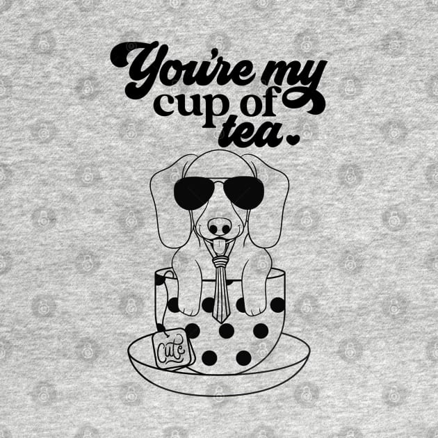 Cup of Tea Dachshund by KarmicKal